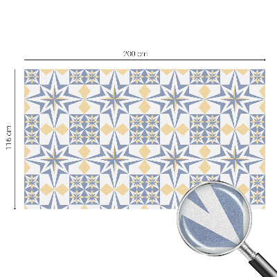 Ochranná fólia na sklo vitráž Hviezdny vzor