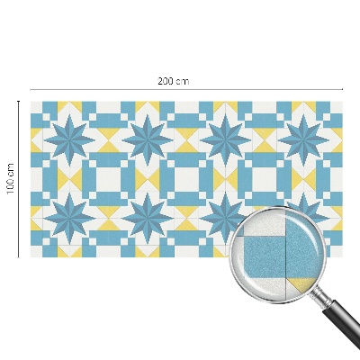 Nepriehľadná fólia na okno Modré hviezdy