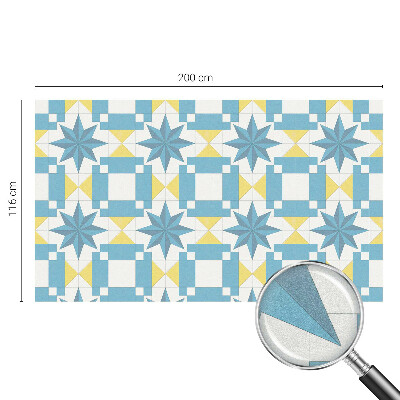 Nepriehľadná fólia na okno Modré hviezdy