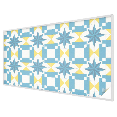 Nepriehľadná fólia na okno Modré hviezdy