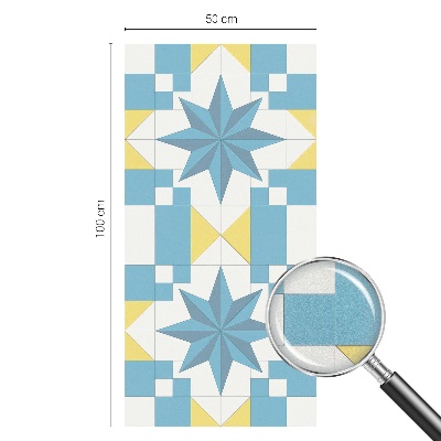 Nepriehľadná fólia na okno Modré hviezdy