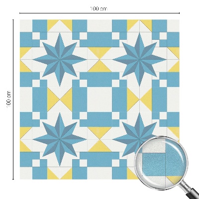 Nepriehľadná fólia na okno Modré hviezdy