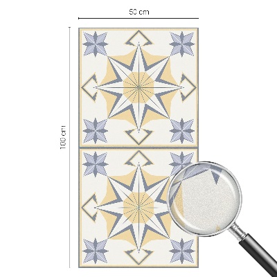 Matná fólia na okno vitráž Geometrické hviezdy