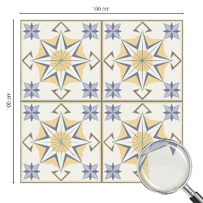 Matná fólia na okno vitráž Geometrické hviezdy