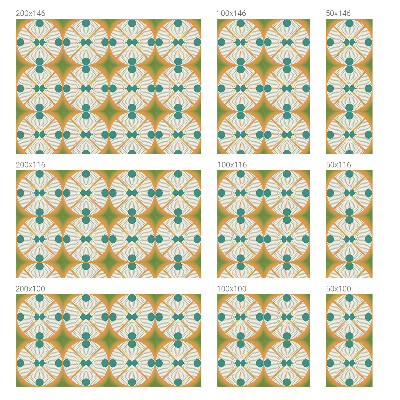 Fólia na sklo na ochranu súkromia Geometrická harmónia