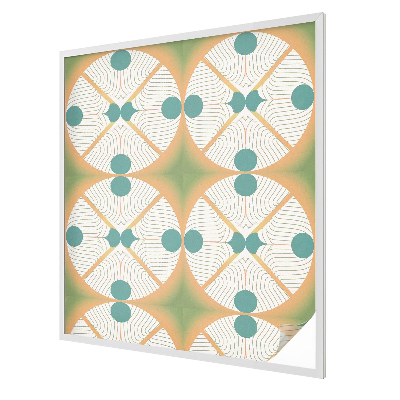 Fólia na sklo na ochranu súkromia Geometrická harmónia