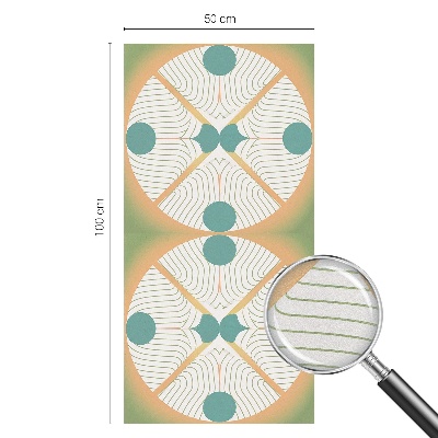 Fólia na sklo na ochranu súkromia Geometrická harmónia