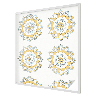 Fólia na sklo na ochranu súkromia Farebné mandaly