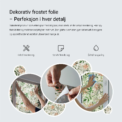 Fólia na sklo na ochranu súkromia Farebné mandaly