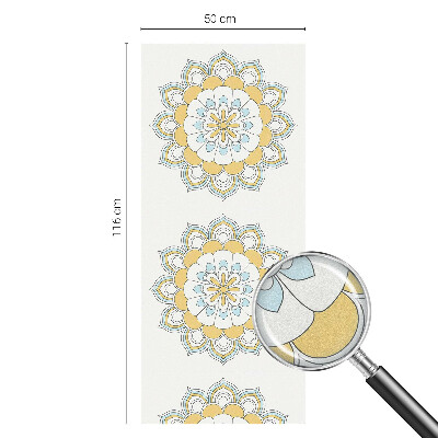 Fólia na sklo na ochranu súkromia Farebné mandaly