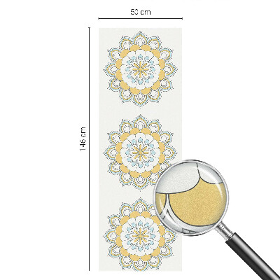 Fólia na sklo na ochranu súkromia Farebné mandaly