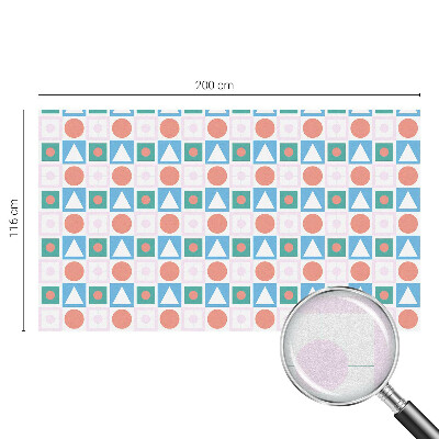 Samolepiaca fólia na sklo vitrážová Abstraktné vzory