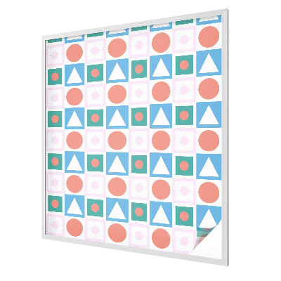 Samolepiaca fólia na sklo vitrážová Abstraktné vzory