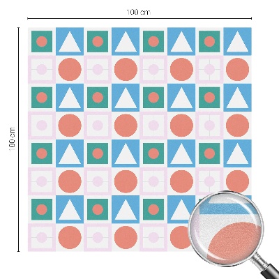 Samolepiaca fólia na sklo vitrážová Abstraktné vzory