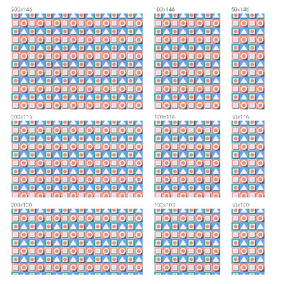 Ochranná fólia na sklo vitráž Geometrické vzory