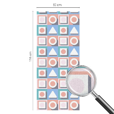 Ochranná fólia na sklo vitráž Geometrické vzory
