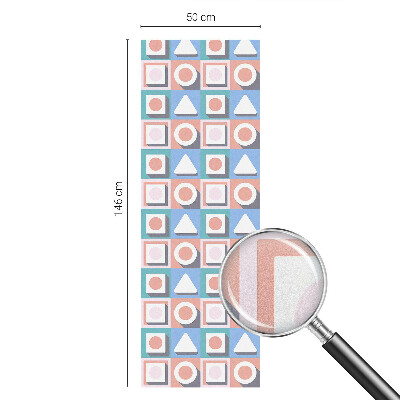 Ochranná fólia na sklo vitráž Geometrické vzory