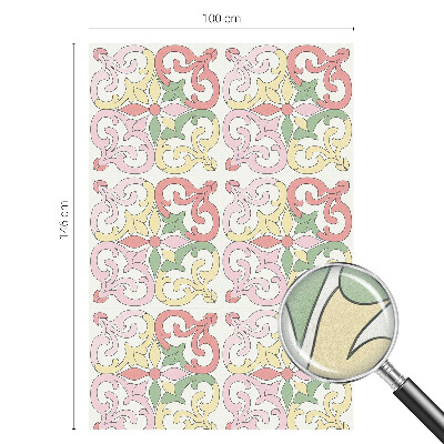 Nepriehľadná fólia na okno Kvetinové ornamenty