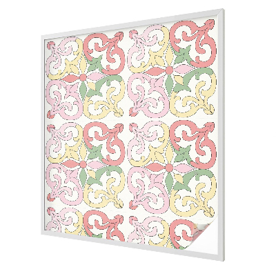 Nepriehľadná fólia na okno Kvetinové ornamenty