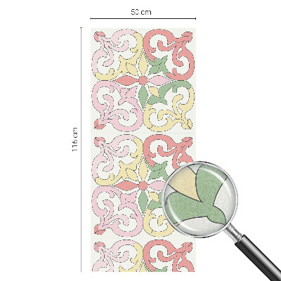 Nepriehľadná fólia na okno Kvetinové ornamenty