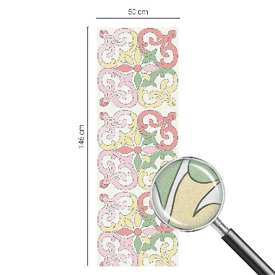 Nepriehľadná fólia na okno Kvetinové ornamenty