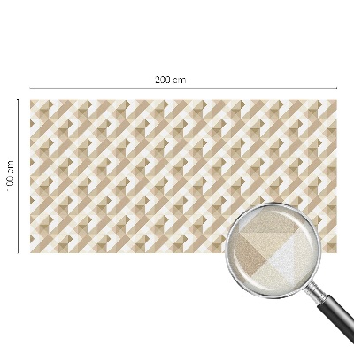 Samolepiaca fólia na sklo vitrážová Trojuholníkové vzory