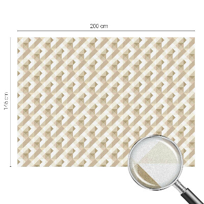 Samolepiaca fólia na sklo vitrážová Trojuholníkové vzory