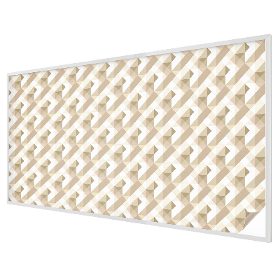 Samolepiaca fólia na sklo vitrážová Trojuholníkové vzory