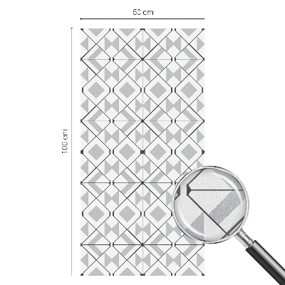 Nepriehľadná fólia na okno Geometrické vzory