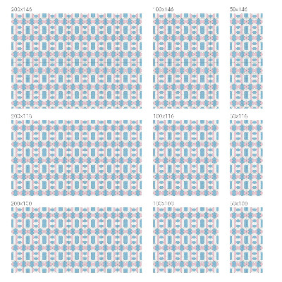 Samolepiaca fólia na sklo vitrážová Pastelové vzory