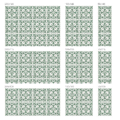 Fólia na sklo na ochranu súkromia Rastlinné ozdoby