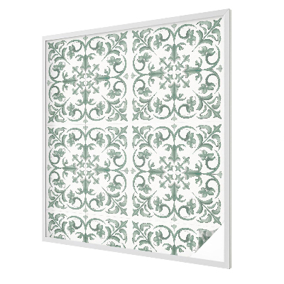 Fólia na sklo na ochranu súkromia Rastlinné ozdoby