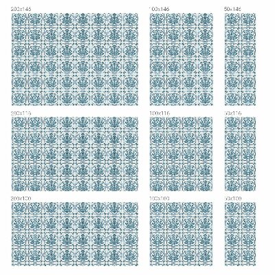 Ochranná fólia na sklo vitráž Kvetinový vzor