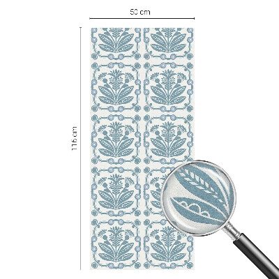 Ochranná fólia na sklo vitráž Kvetinový vzor