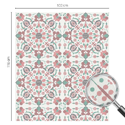Nepriehľadná fólia na okno Kvetinová harmónia