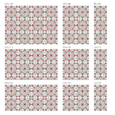 Nepriehľadná fólia na okno Kvetinová harmónia