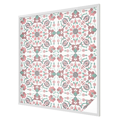 Nepriehľadná fólia na okno Kvetinová harmónia