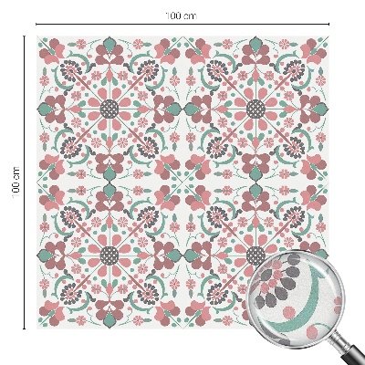 Nepriehľadná fólia na okno Kvetinová harmónia