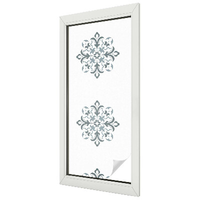 Samolepiaca fólia na sklo vitrážová Klasický ornament