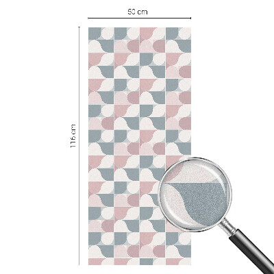 Nepriehľadná fólia na okno Pastelové vzory