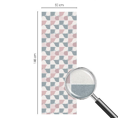 Nepriehľadná fólia na okno Pastelové vzory