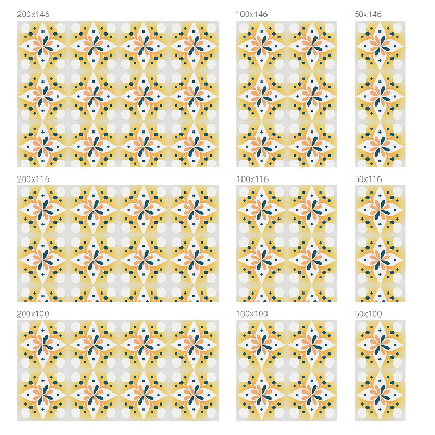 Ochranná fólia na sklo vitráž Kvetinová symetria