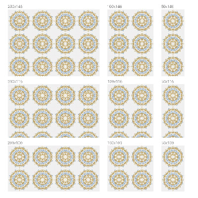 Fólia na sklo na ochranu súkromia Boho mandaly