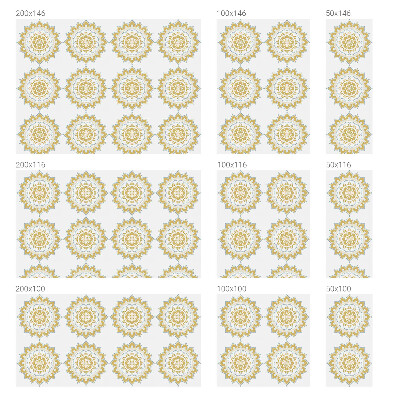 Samolepiaca fólia na sklo vitrážová Kvetinová mandala