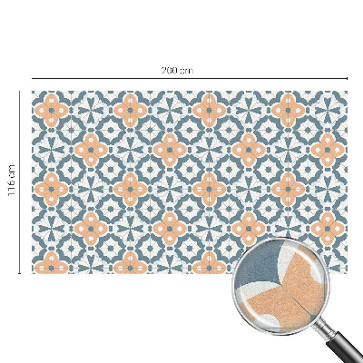 Matná fólia na okno vitráž Mozaikové kvety