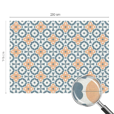 Matná fólia na okno vitráž Mozaikové kvety