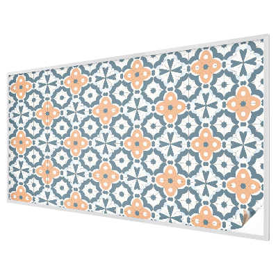 Matná fólia na okno vitráž Mozaikové kvety