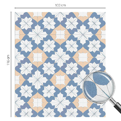 Fólia na sklo na ochranu súkromia Symetrické vzory