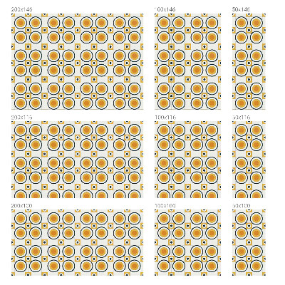 Nepriehľadná fólia na okno Retro kruhy