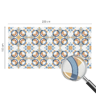 Matná fólia na okno vitráž Geometrický vzor